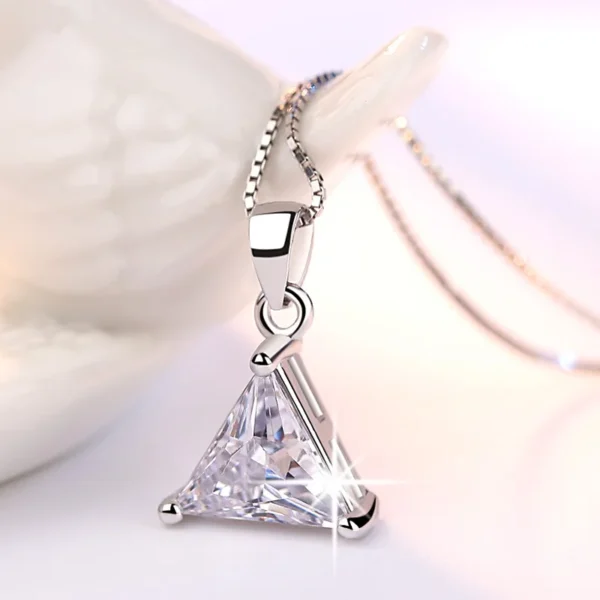 Triangle Geometry Pendant Necklace