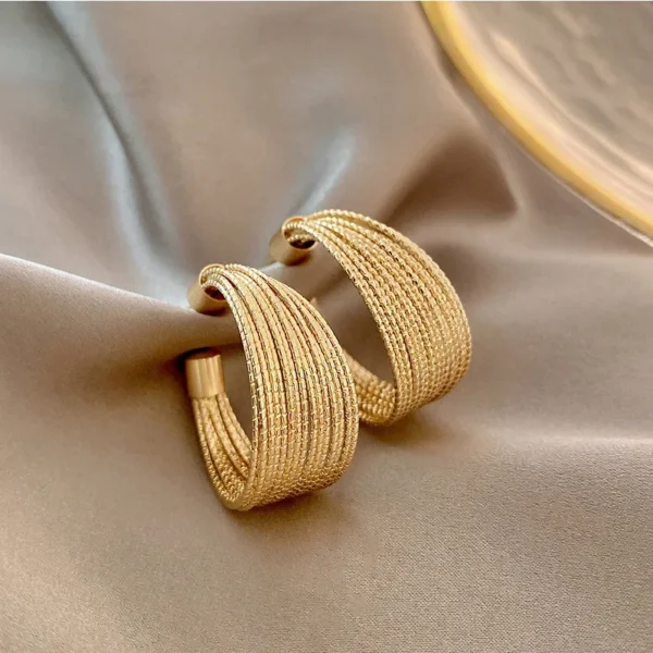 Retro Multilayer Stud Earrings